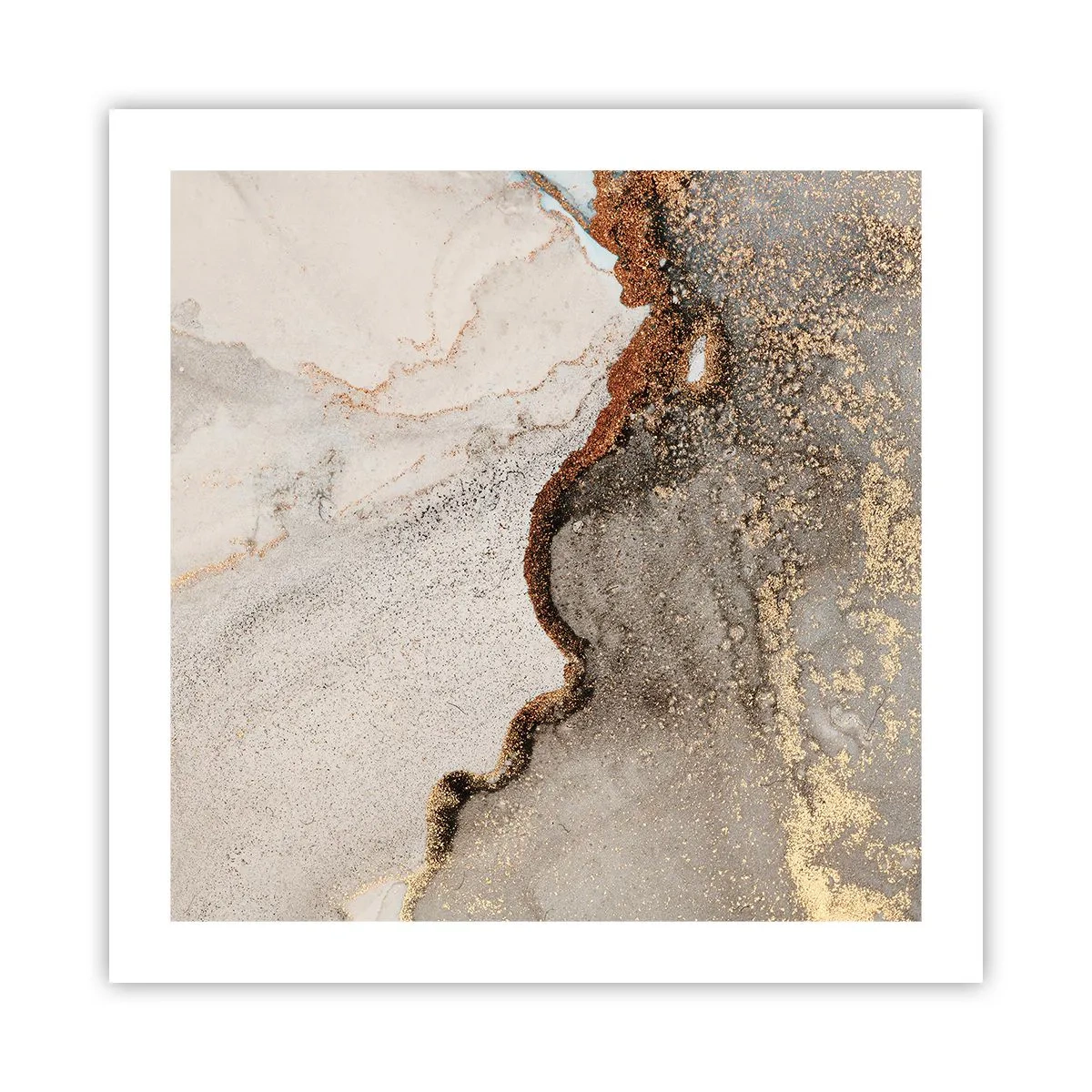 Poster - La granița culorilor - 50x50 cm