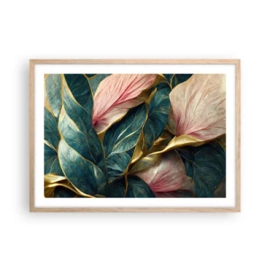 Poster în ramă de stejar deschis - Eleganța naturală și stil - 70x50 cm