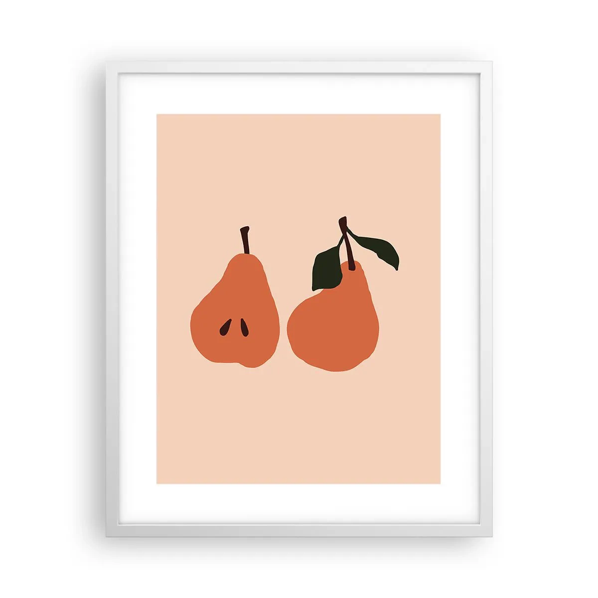 Poster în ramă albă - Dulceața în sine - 40x50 cm