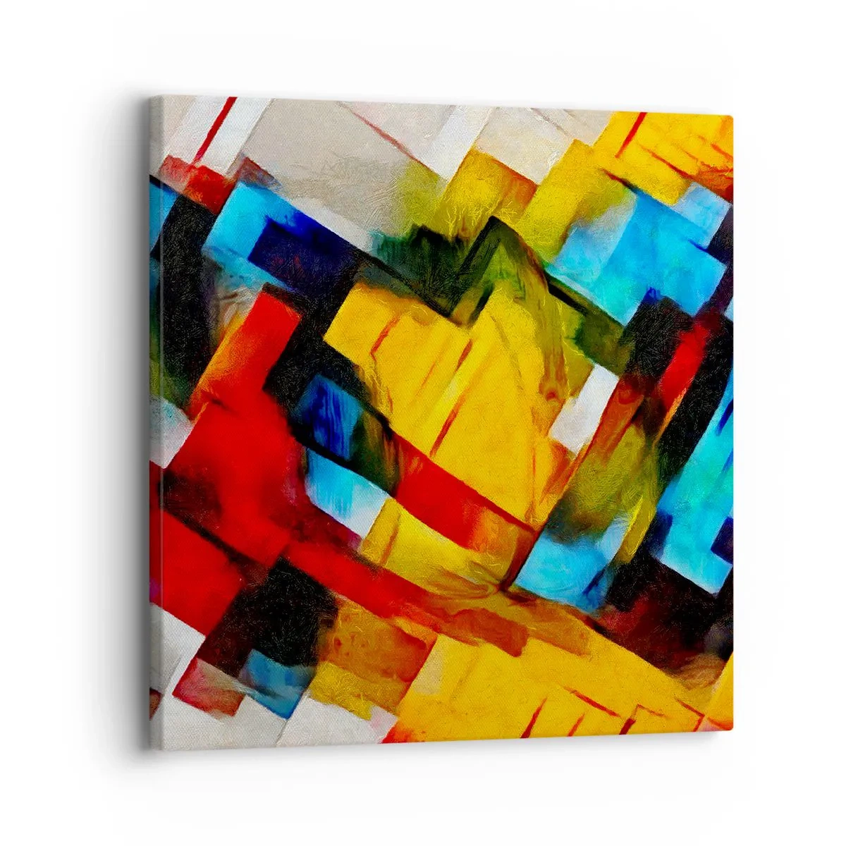 Tablou pe pânză - Sandviș multicolor - 30x30 cm