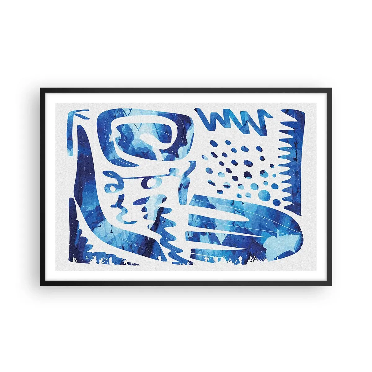 Poster în ramă neagră - Înapoi la rădăcini - 91x61 cm