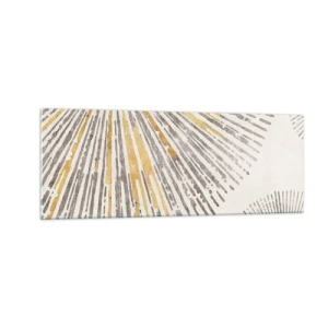 Tablou pe sticlă - Frumusețea razei - 140x50 cm