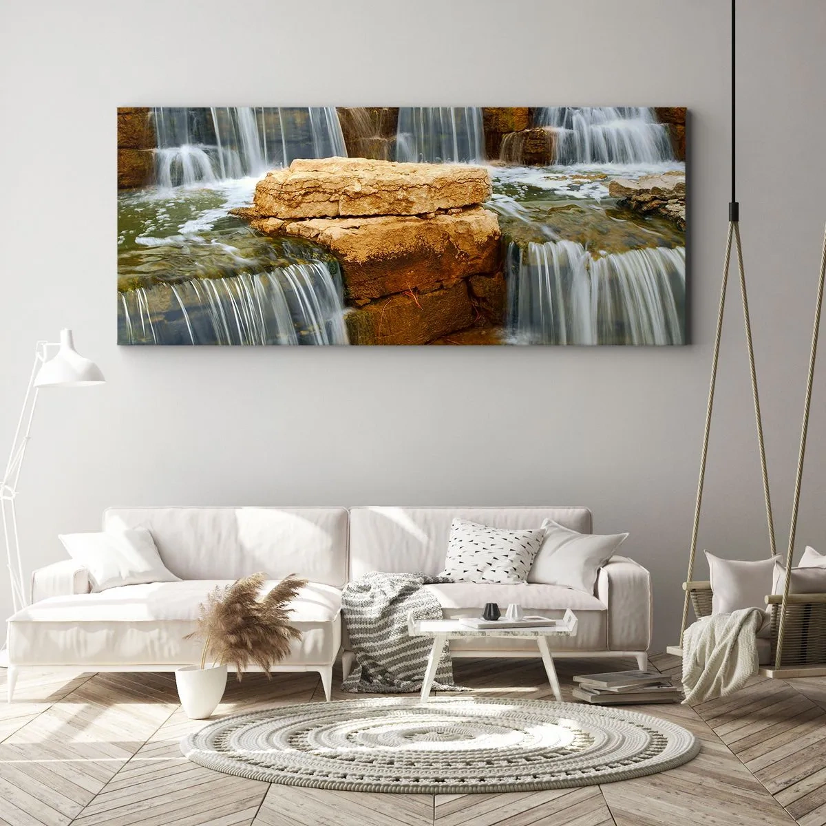 Tablou pe pânză - Scara către cer - 100x40 cm