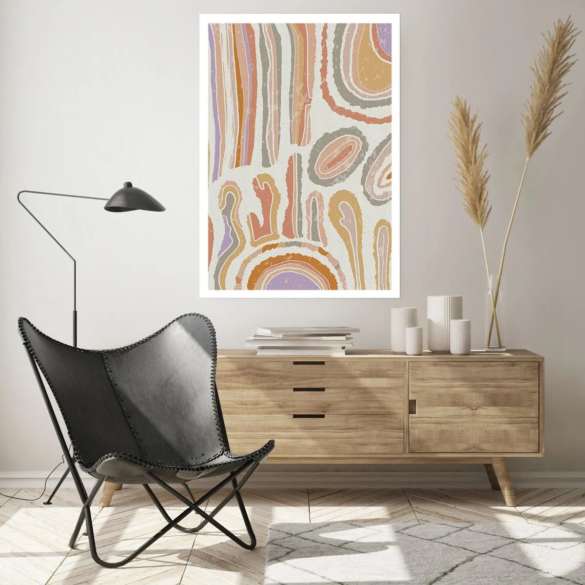 Poster - Secțiuni colorate - 30x40 cm