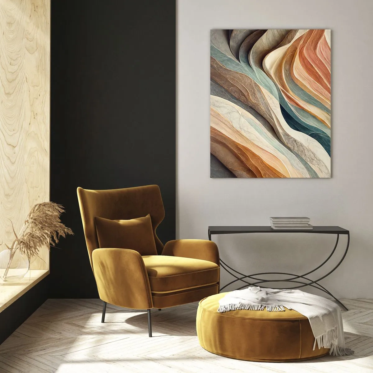 Tablou pe sticlă - Momentul dinaintea schimbării - 50x70 cm
