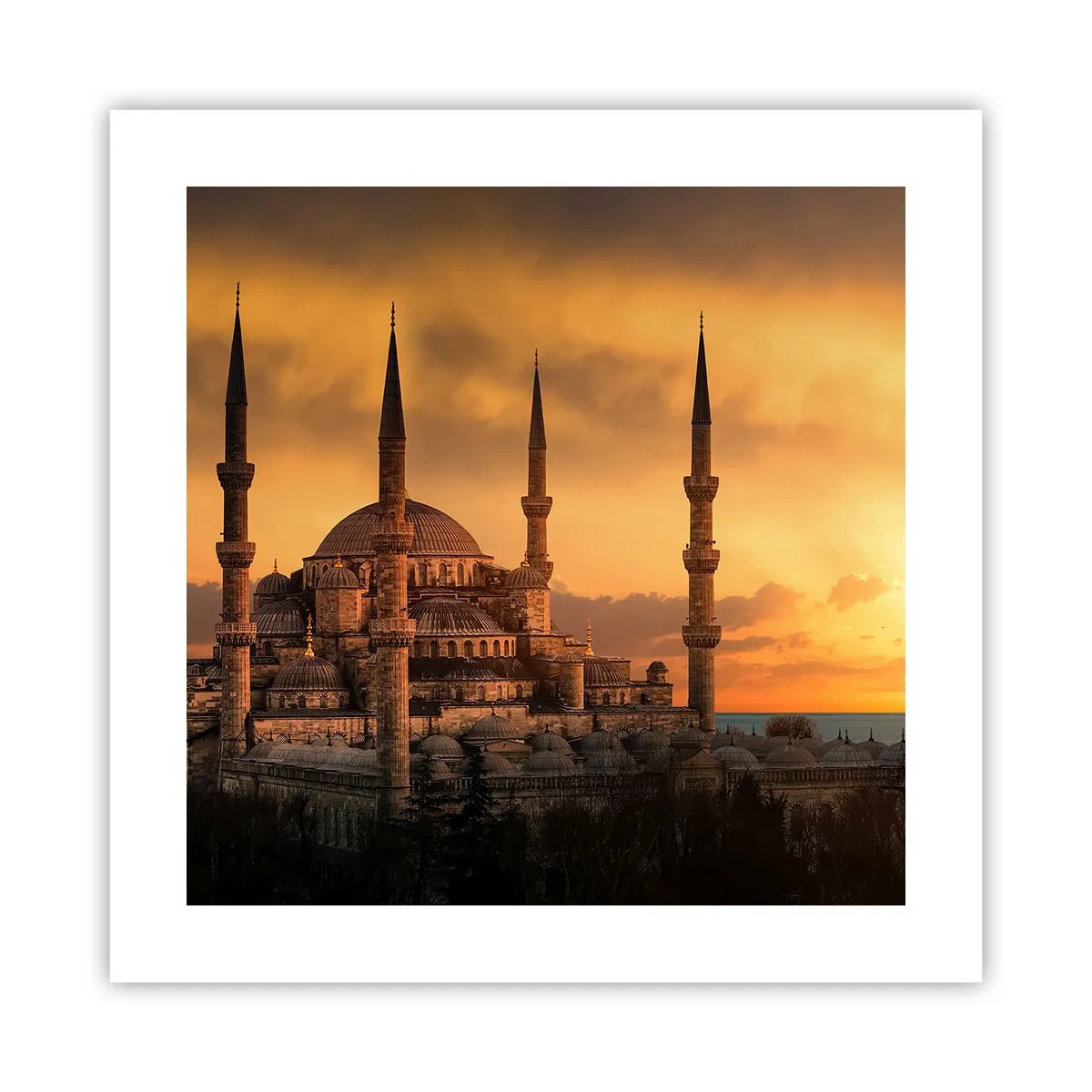 Poster - Dumnezeu este mare - 40x40 cm