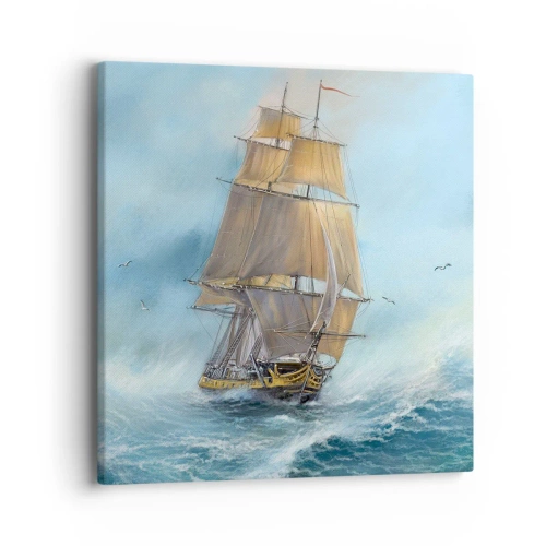 Tablou pe pânză - Rulează pe valuri - 40x40 cm