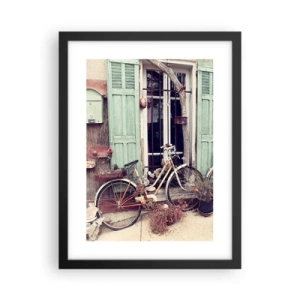 Poster în ramă neagră - Trăiască provincia! - 30x40 cm