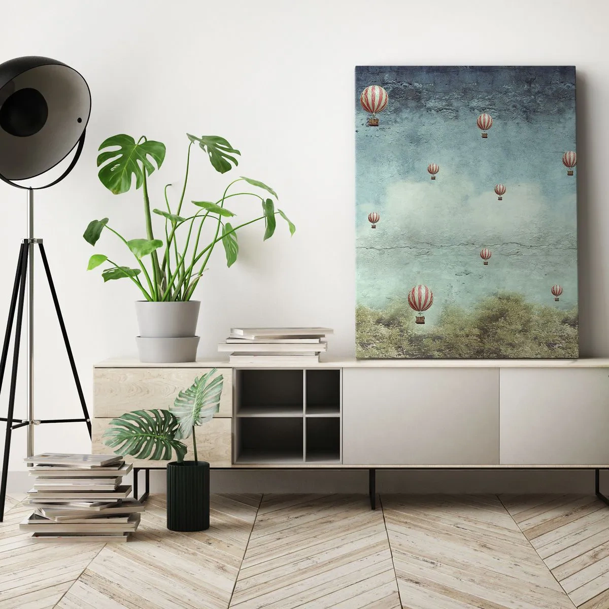 Tablou pe pânză - Liber de agitația vieții - 65x120 cm