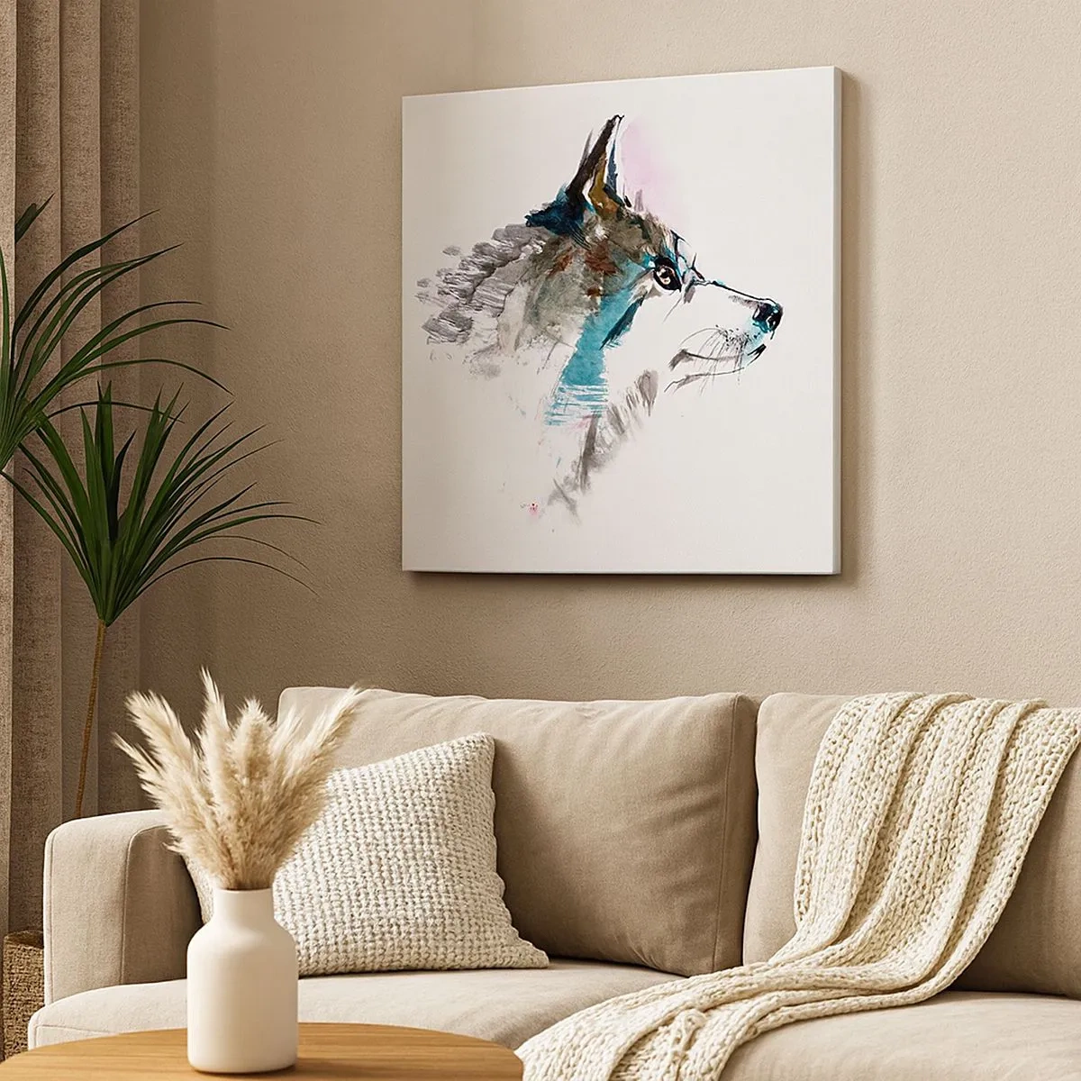 Tablou pe pânză - Ce știm despre lup - 30x30 cm