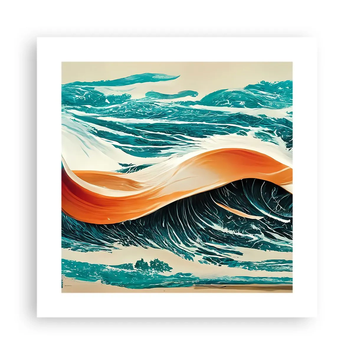 Poster - Visul unui surfer - 40x40 cm