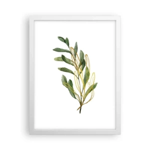 Poster în ramă albă - Toate cele bune - 30x40 cm