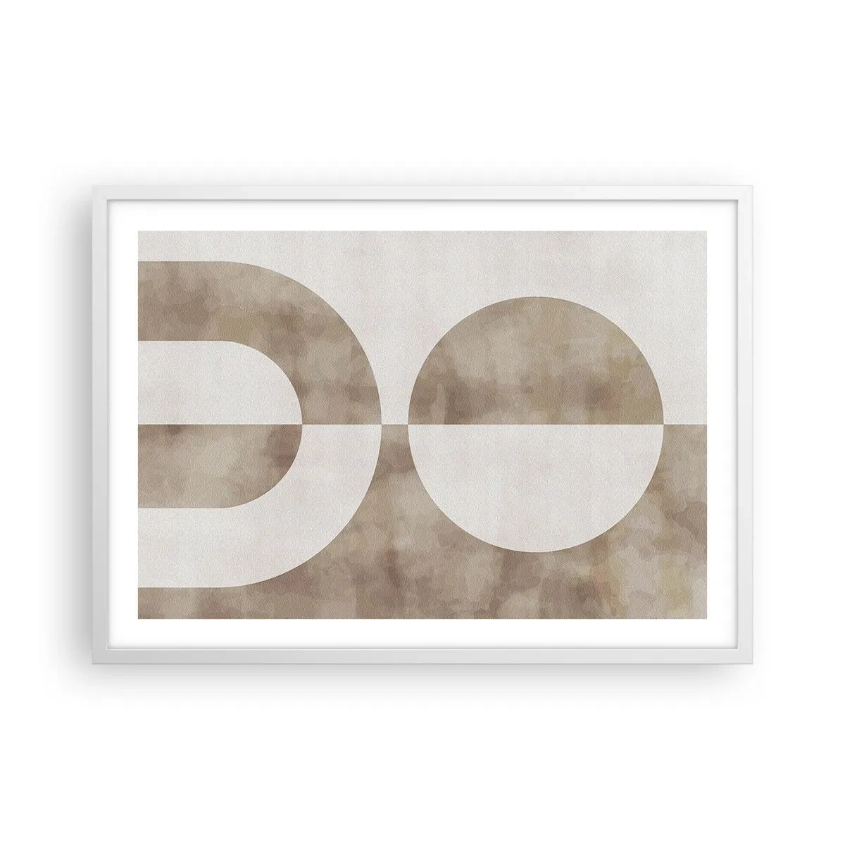 Poster în ramă albă - Similitudini și diferențe - 70x50 cm