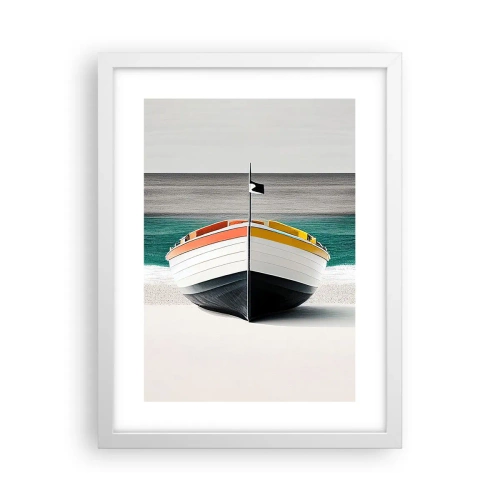 Poster în ramă albă - În locul ei - 30x40 cm