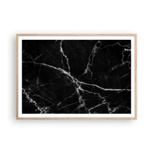 Poster în ramă de stejar deschis - Viața secretă a unei pietre - 100x70 cm