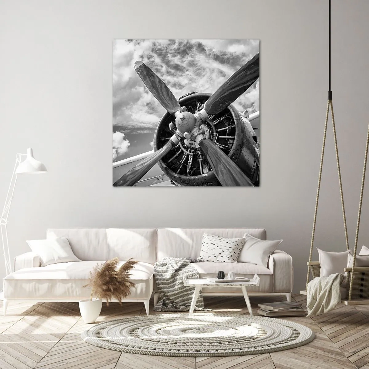 Tablou pe pânză - Cuceritorul cerului - 70x70 cm