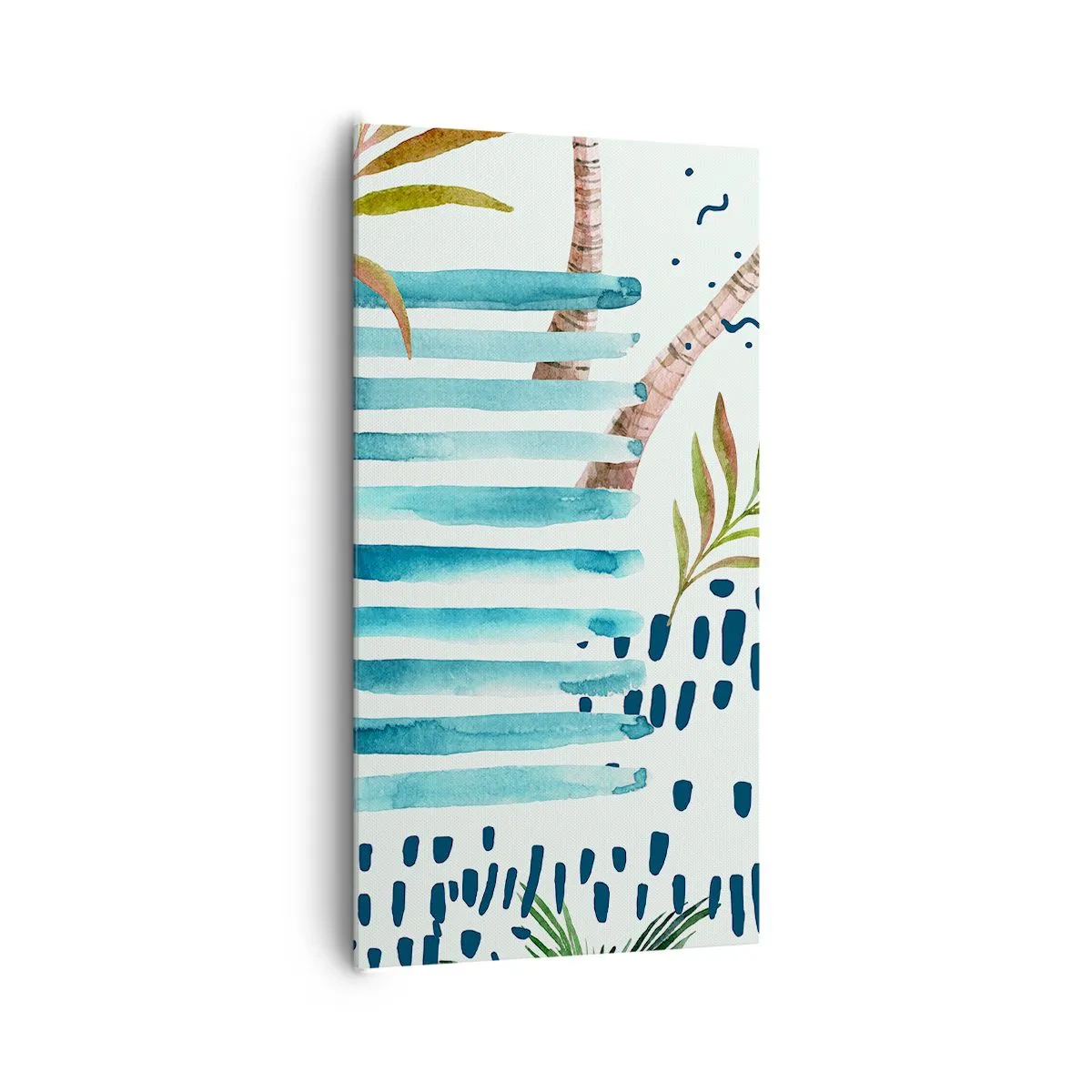 Tablou pe pânză - Vacanță sub palmieri - 65x120 cm