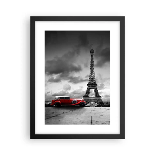 Poster în ramă neagră - Nu cu mult timp în urmă, la Paris - 30x40 cm