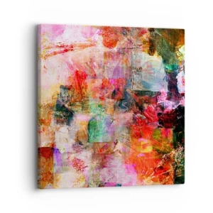 Tablou pe pânză - O călătorie prin roz - 30x30 cm