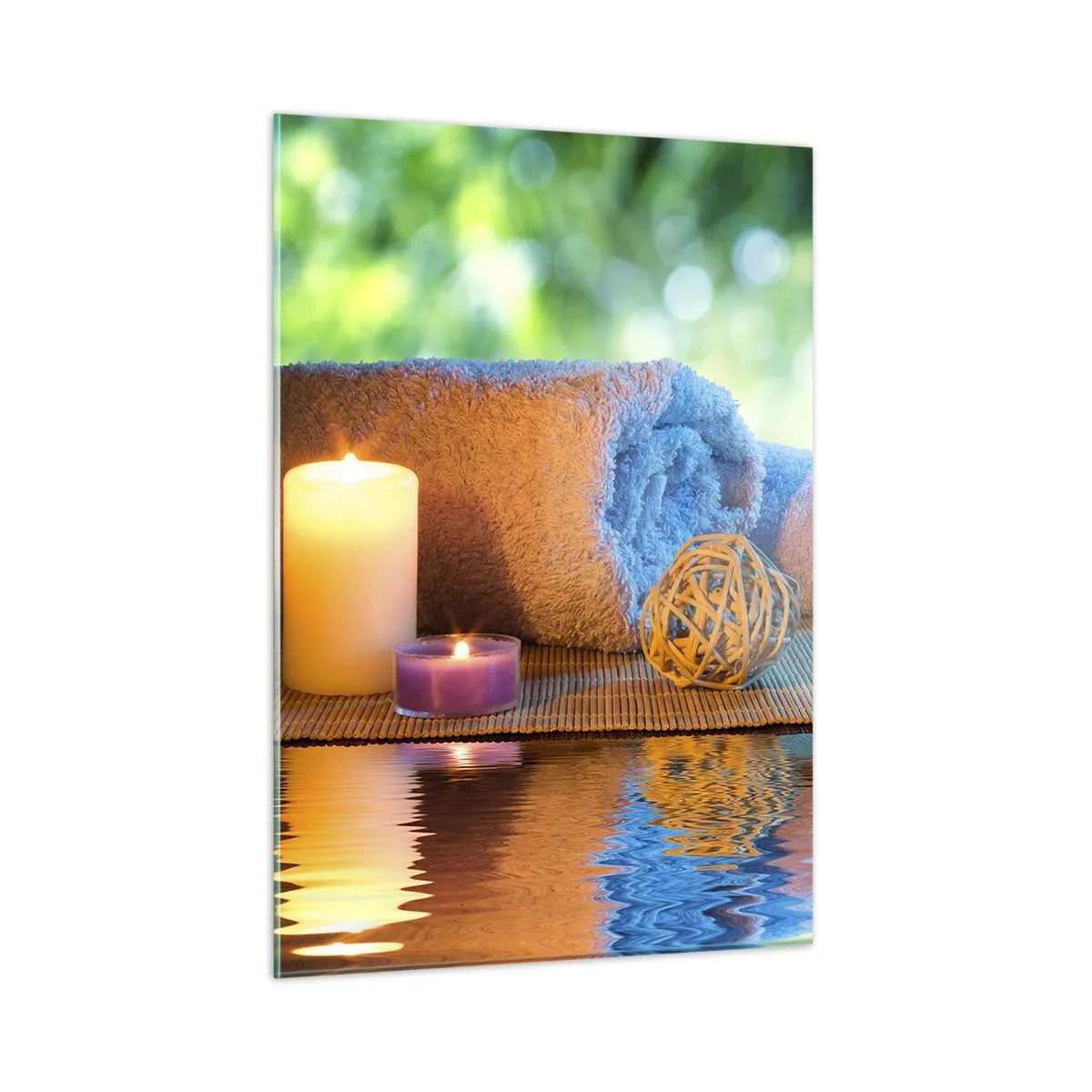 Tablou pe sticlă - Timp pentru corp - 50x70 cm