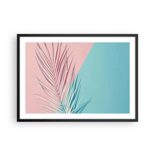 Poster în ramă neagră - Impresie tropicală - 70x50 cm