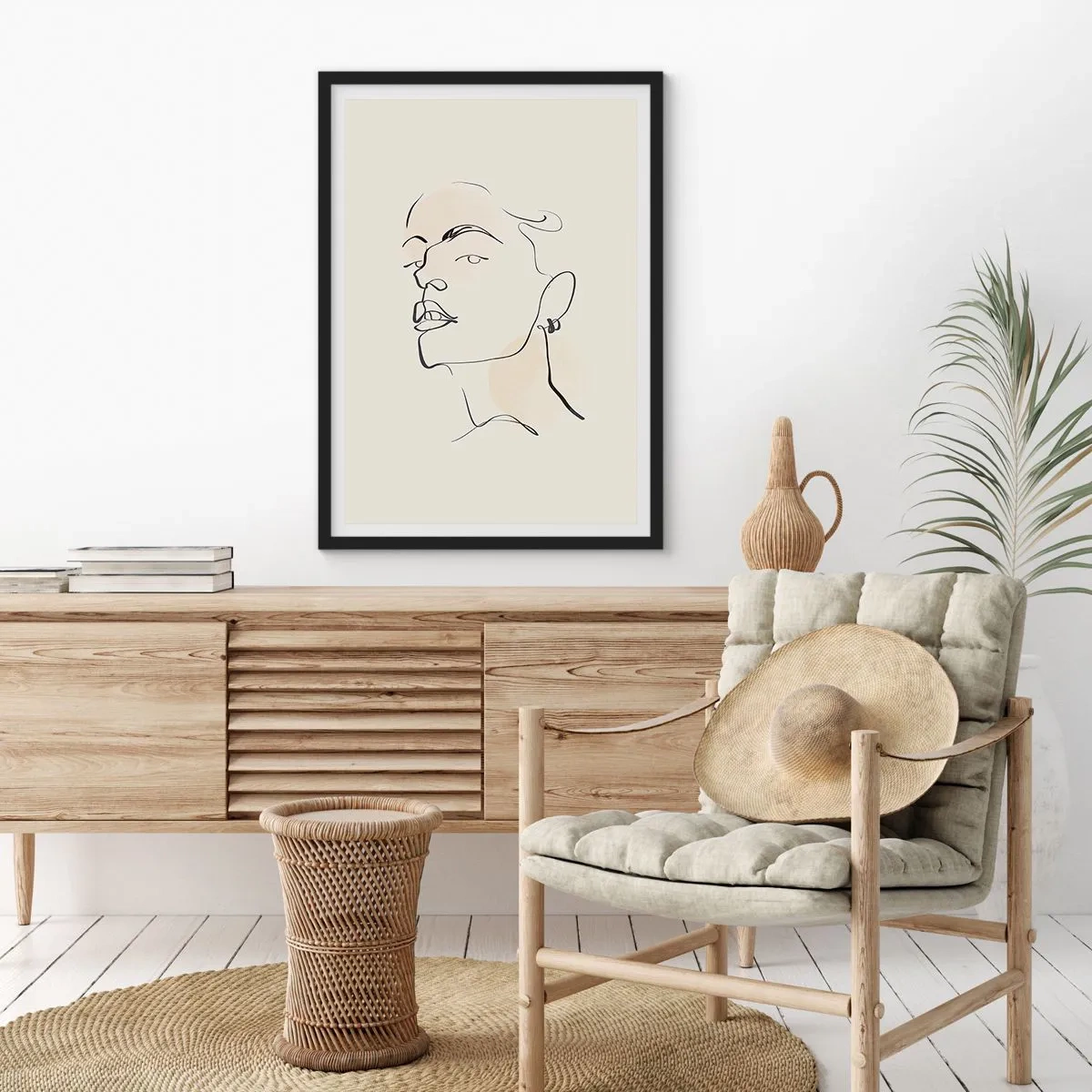 Poster în ramă neagră - O privire mândră - 61x91 cm