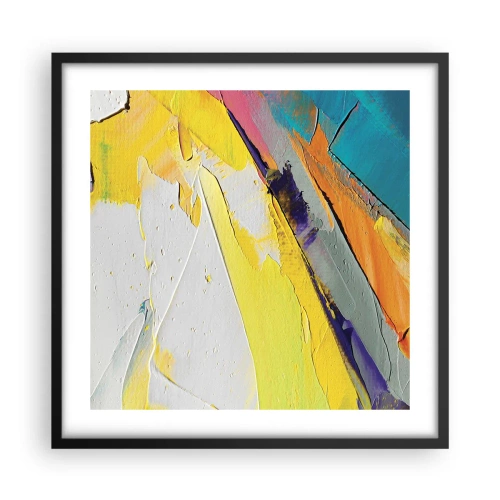 Poster în ramă neagră - Anatomia luminii - 50x50 cm