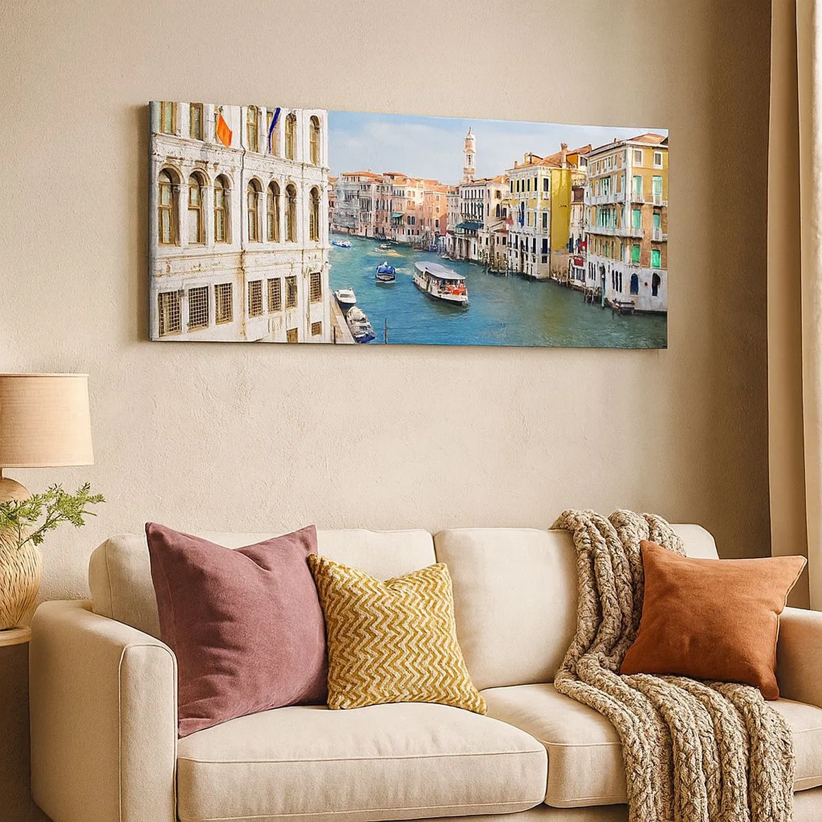 Tablou pe pânză - Traficul unic în lume - 100x40 cm