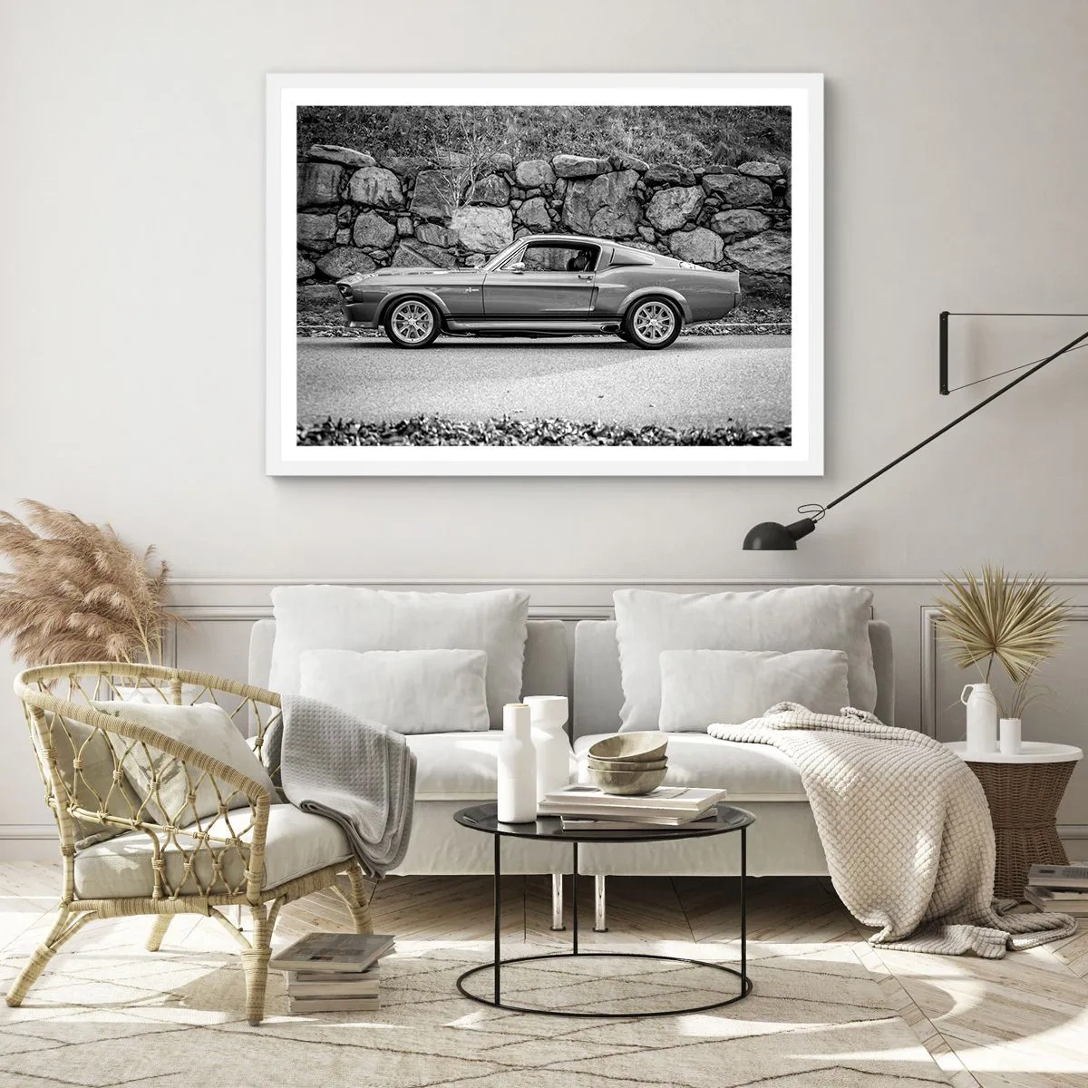 Poster în ramă albă - Legenda anilor '60. - 40x30 cm