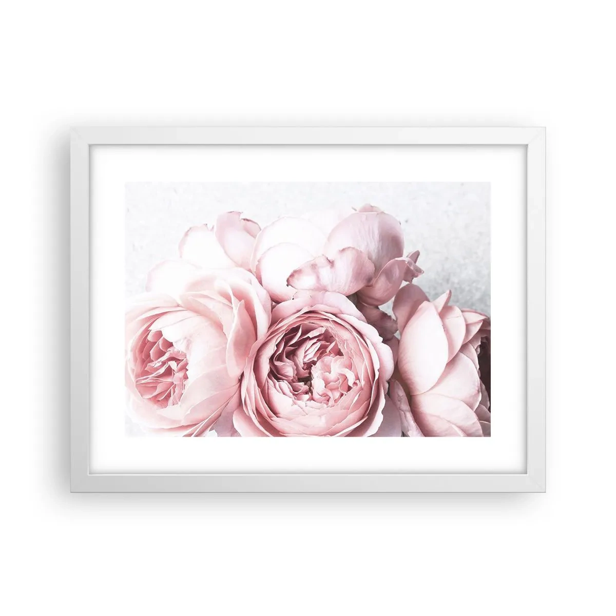 Poster în ramă albă - Pentru romantici - 40x30 cm