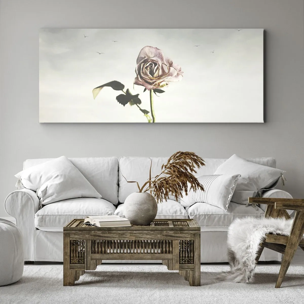 Tablou pe pânză - Primăvara binevenită - 100x40 cm