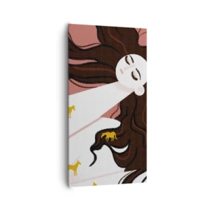 Tablou pe pânză - Visul despre calul de aur - 65x120 cm