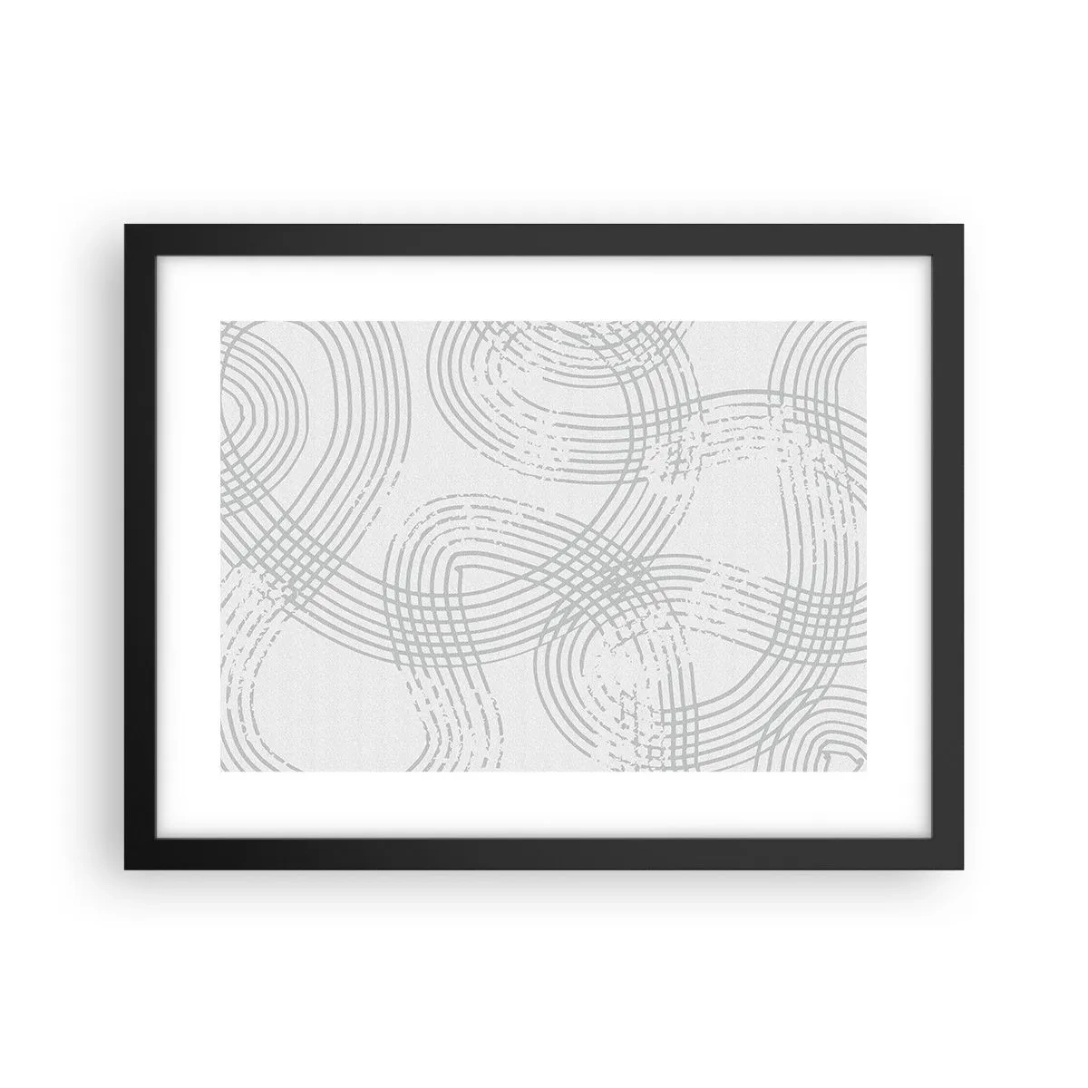 Poster în ramă neagră - Nu există o cale ușoară - 40x30 cm