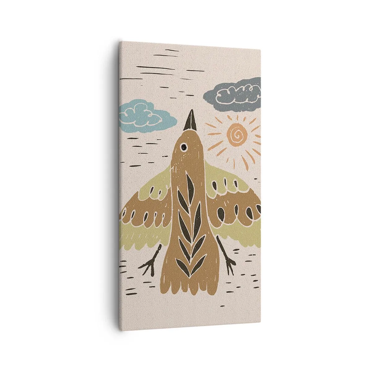 Tablou pe pânză - Zbor vesel - 55x100 cm