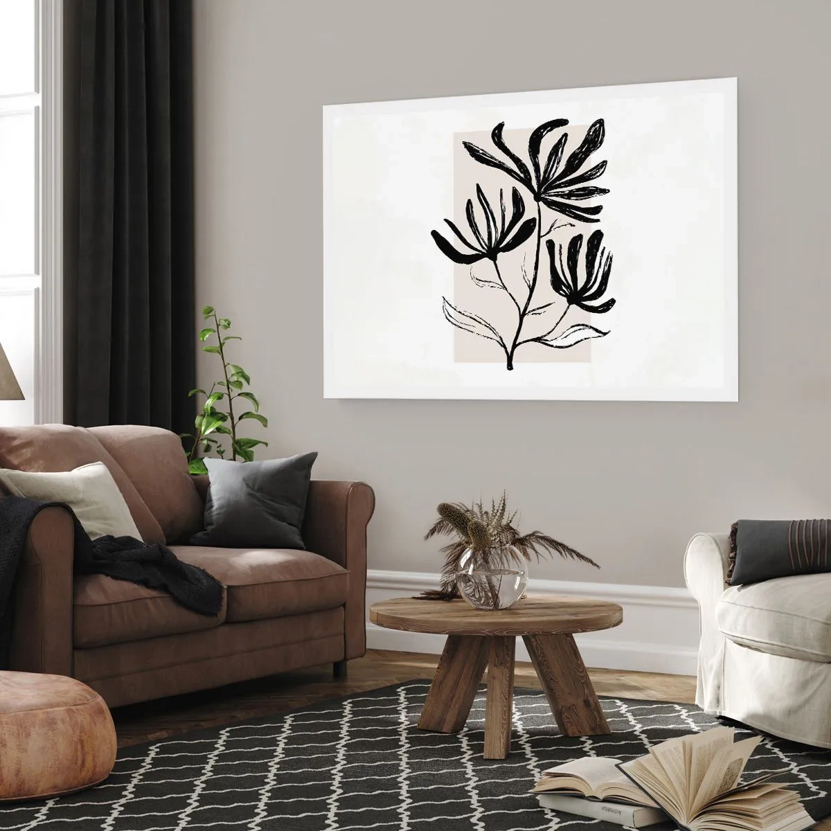 Poster - Schiță pentru ierbar - 70x50 cm