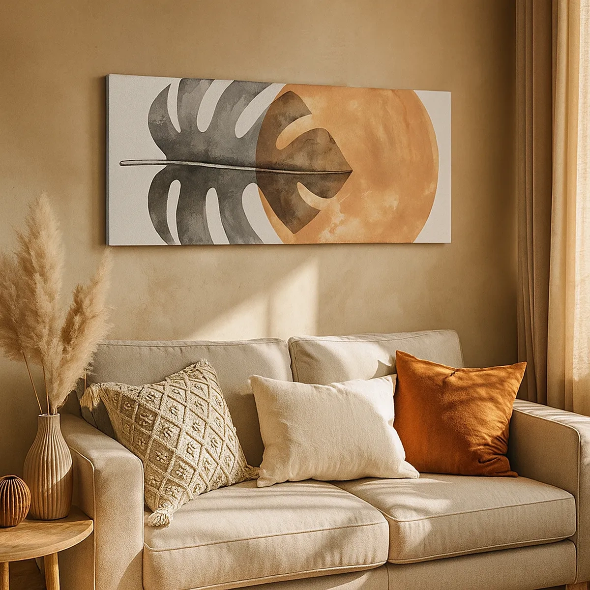 Tablou pe pânză - Doar soarele - 30x30 cm