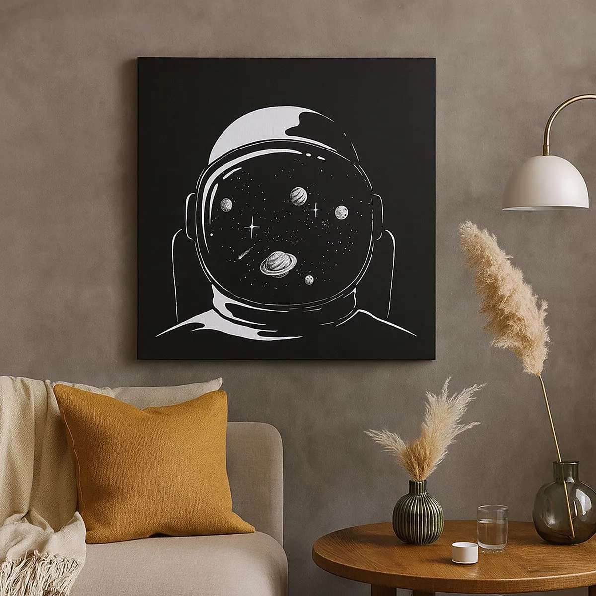 Tablou pe pânză - Mișto priveliște - 30x30 cm