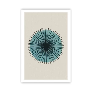Poster - Radiant pe albastru - 61x91 cm