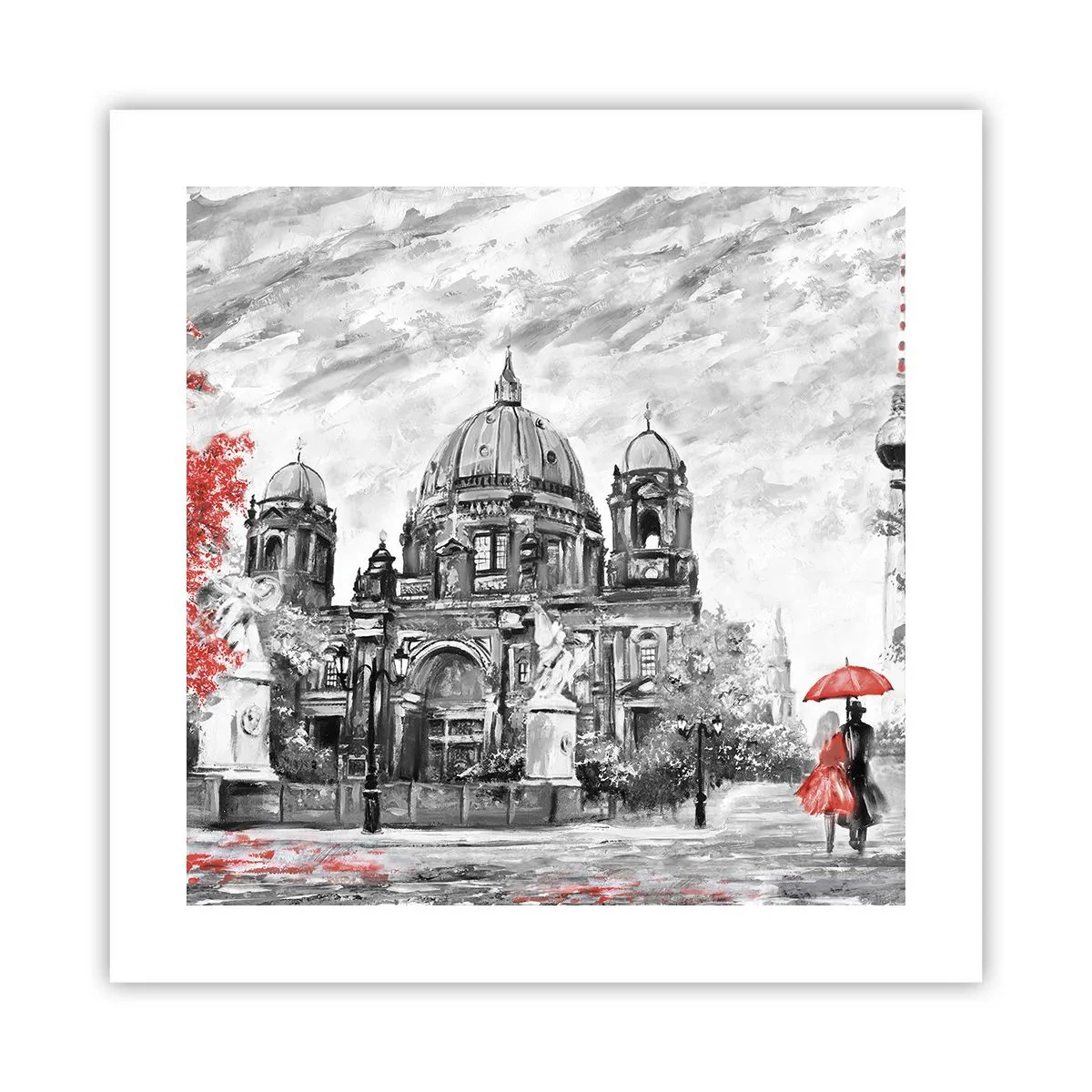 Poster - Reuniune în Berlin - 40x40 cm