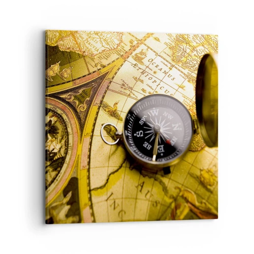 Tablou pe pânză - Sau poate până la capătul lumii? - 70x70 cm