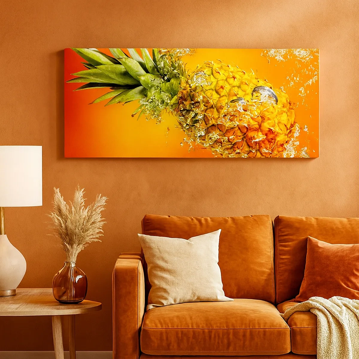 Tablou pe pânză - Prospețime suculentă tropicală - 30x30 cm