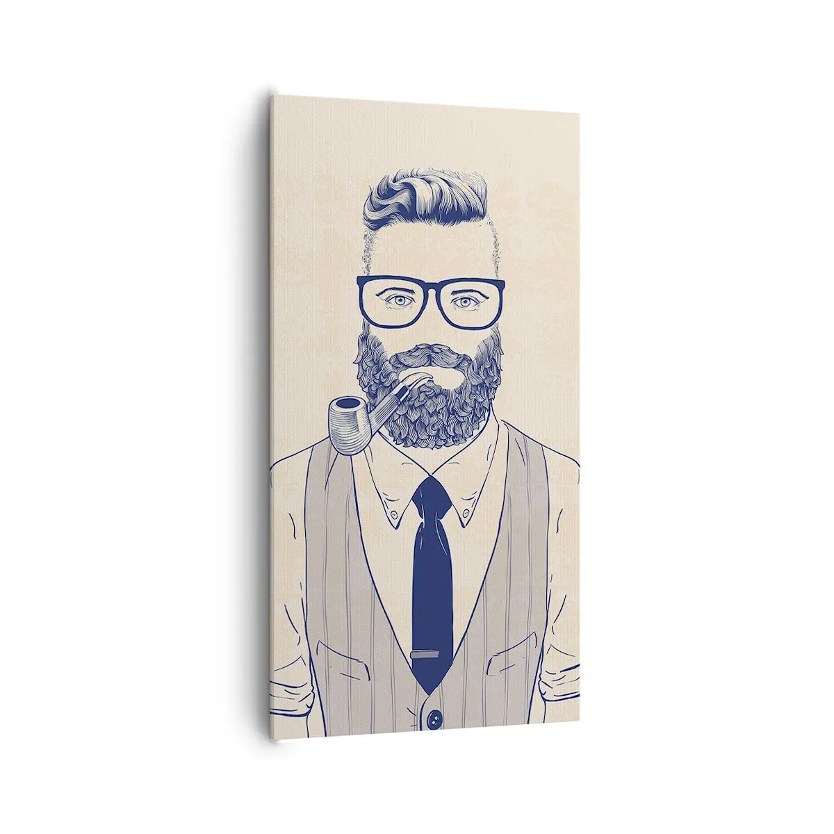 Tablou pe pânză - Vesel, masculin și la modă - 65x120 cm