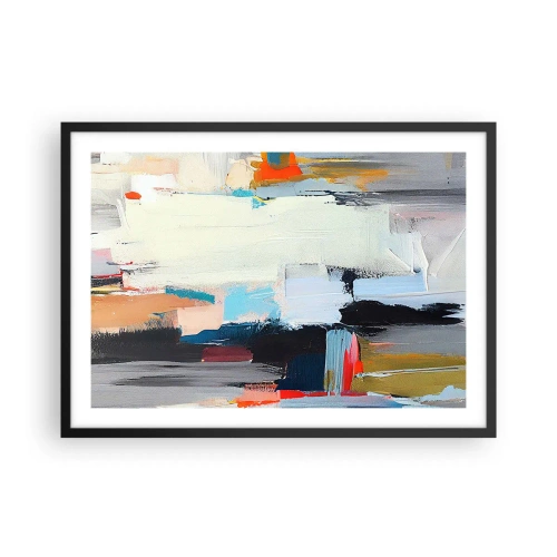 Poster în ramă neagră - Există o metodă? - 70x50 cm