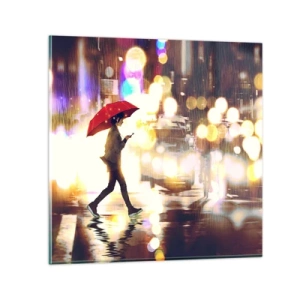 Tablou pe sticlă - Și totuși este însorită - 40x40 cm