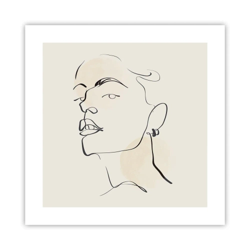 Poster - O privire mândră - 40x40 cm