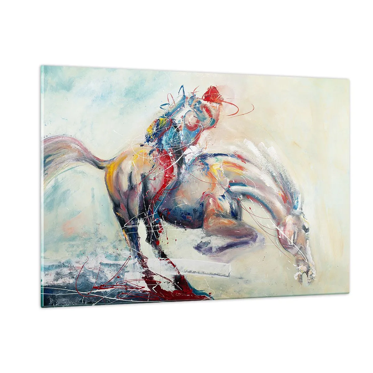 Tablou pe sticlă - Ai grijă, să zburăm - 120x80 cm