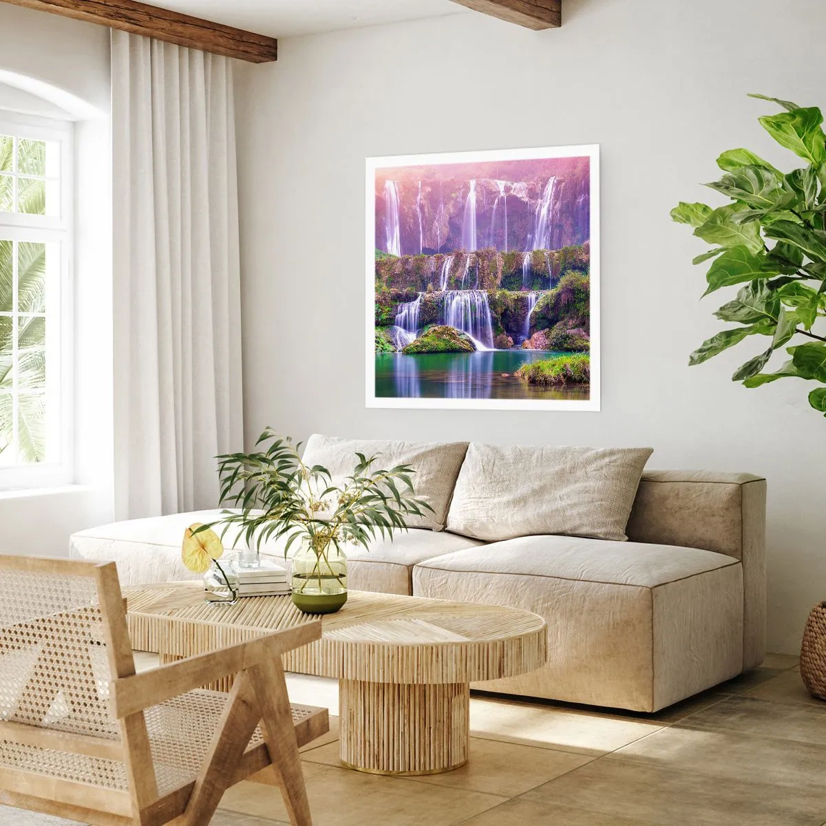 Poster - Scara către cer - 60x60 cm