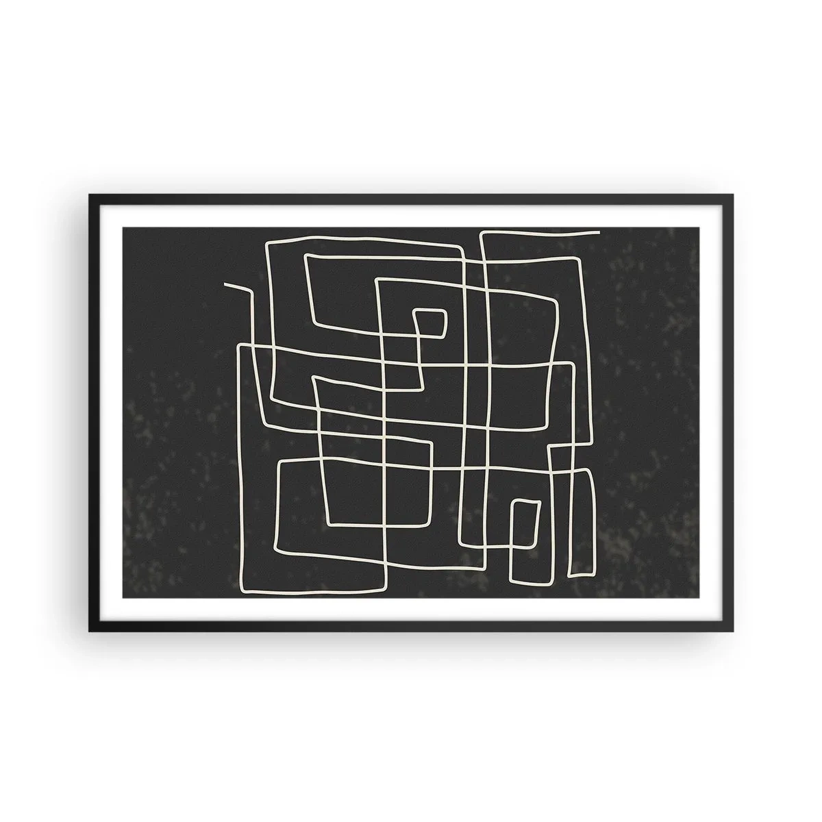 Poster în ramă neagră - Nu atât de simplu - 91x61 cm