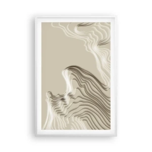 Poster în ramă albă - Topografia artei - 61x91 cm