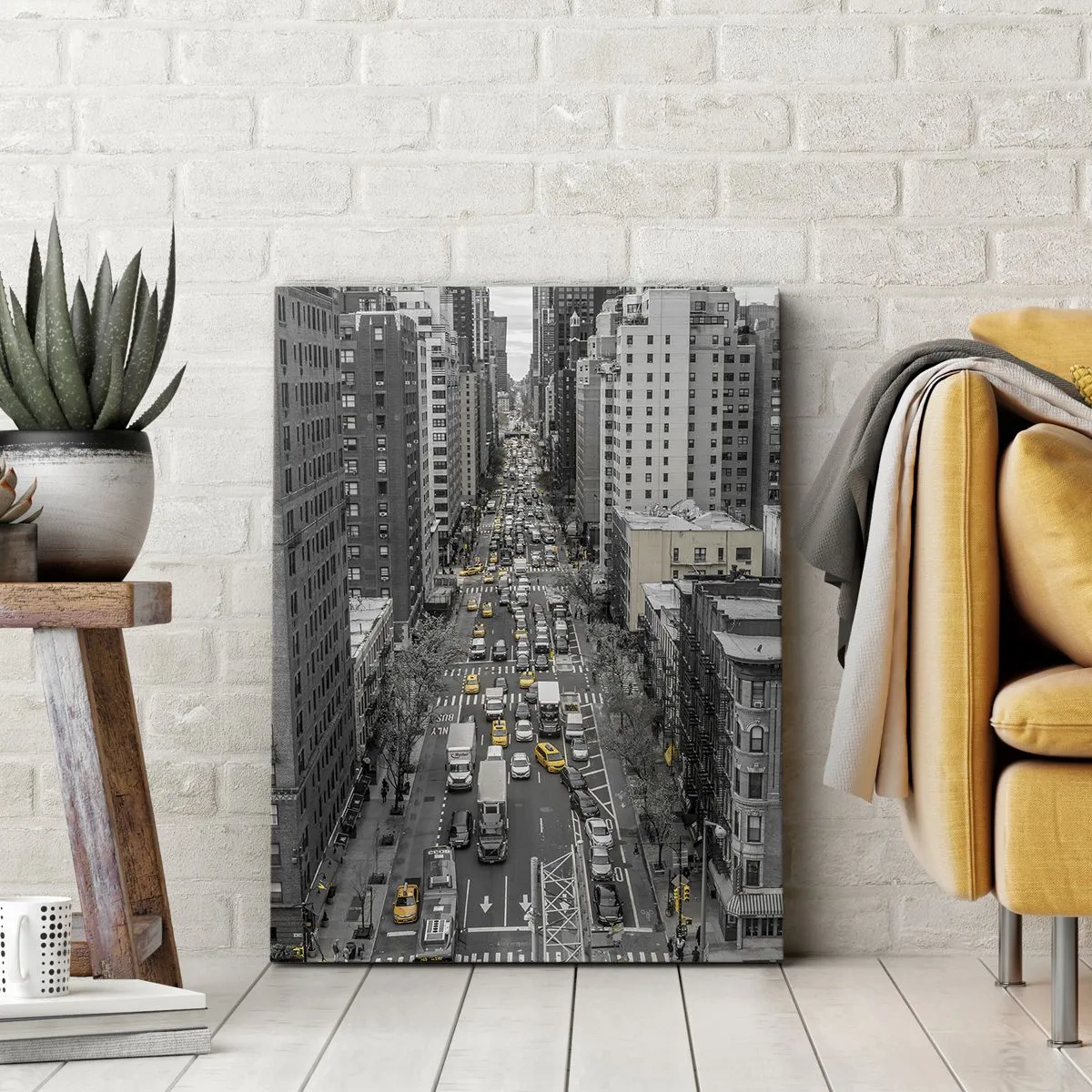 Tablou pe pânză - Viața în New York - 50x70 cm